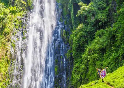 Materuni waterfalls Tanzania safari tour